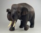 Preview: Elefant, schwarz, Rüssel nach oben (ca. 12 cm)